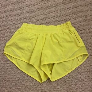 lululemon neon yellow hotty hots